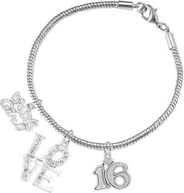 The Sweet Sixteen Hypoallergenic Love Safe-Nickel, Lead & Cadmium Free!