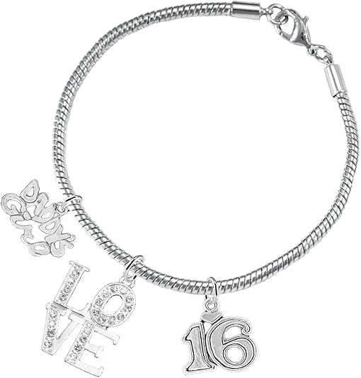 The Sweet Sixteen Hypoallergenic Love Safe-Nickel, Lead & Cadmium Free!