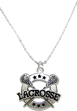 Lacrosse Necklace, Safe-Nickel, Lead & Cadmium Free!