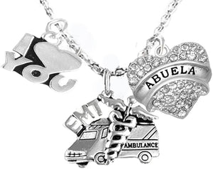 EMT, Abuela Adjustable Necklace, Hypoallergenic, Safe-Nickel, Lead, Cadmium Free
