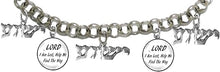 Messianic Lord I Am Lost, Help Me Find The Way And Yeshua Charm Bracelet,Adjustable, Hypoallergenic, Safe-Nickel, Lead, Cadmium Free