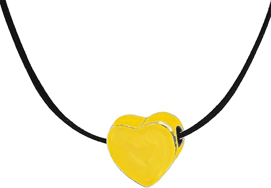 Very Small Polished Gold Heart, 3/8ths Inch, European Designed Charm, Gold Finish With Overcoat Protection, Adjustable Black Suede Necklace Nickel, Lead, Cadmium Free
