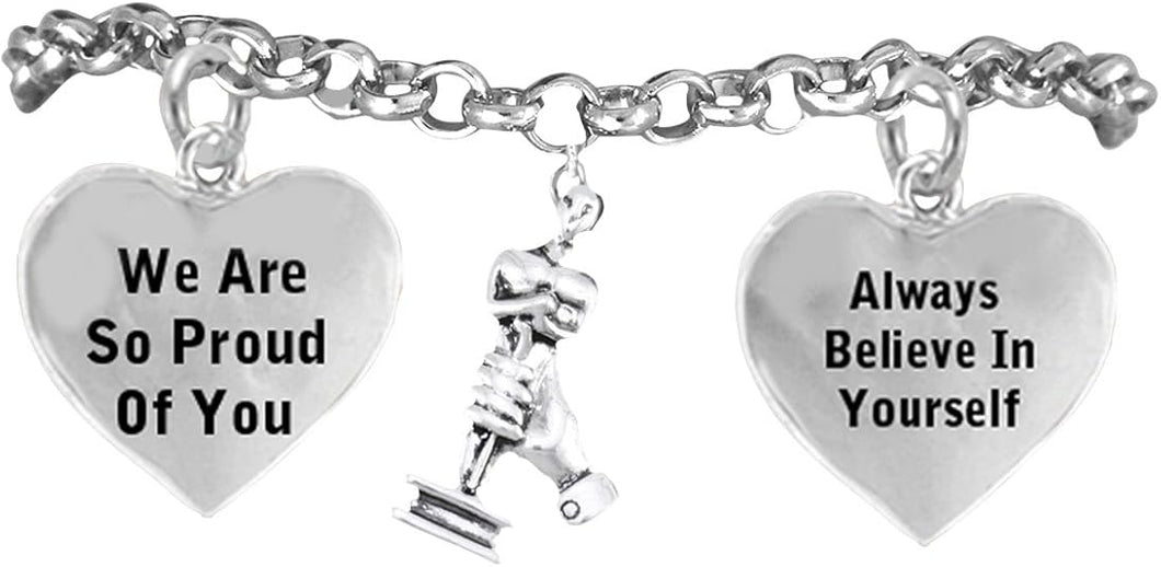 Theater Drama Bracelet., Academy Award, We are So Proud of You Hypoallergenic Adjustable, Nickle and Lead Free