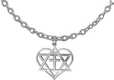 Messianic, Christain, Yeshua (Jesus) In My Heart Necklace