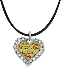 Gigi Heart Charm Necklace Hypoallergenic, Adjustable, Safe, Nickel, Lead & Cadmium Free!