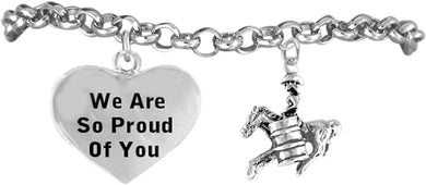 Barrel Racer We are So Proud Of You Adjustable, Hypoallergenic. Nickle, Lead Free
