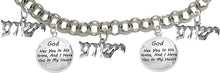 Messianic God Has You In His Arms, And I Have You In My Heart, & Yeshua Charms Adjustable Bracelet, Hypoallergenic, Safe-Nickel, Lead, Cadmium Free