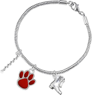The, Majorette Jewelry Red Paw Hypoallergenic Adjustable, Safe-Nickel, Lead Free