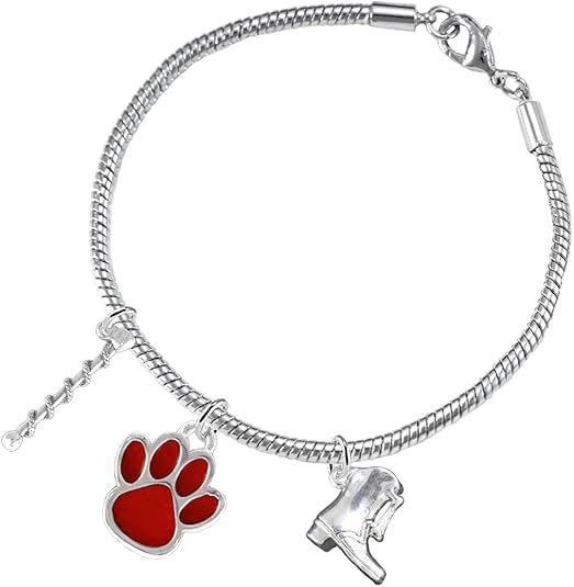 The, Majorette Jewelry Red Paw Hypoallergenic Adjustable, Safe-Nickel, Lead Free