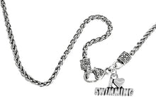 I Love Swimming, Necklace, Hypoallergenic, Safe-Nickel Free, No Poisonous Lead Or Cadmium