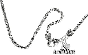 I Love Swimming, Necklace, Hypoallergenic, Safe-Nickel Free, No Poisonous Lead Or Cadmium