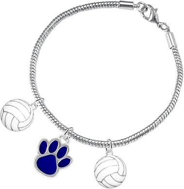 Blue Paw Volleyball, Adjustable, Safe-Hypoallergenic, Nickel, Lead and Cadmium Free