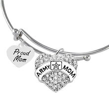 The Proud Mom, Army Mom Hypoallergenic Adjustable Bracelet, Safe-Nickel, Lead, Cadmium Free