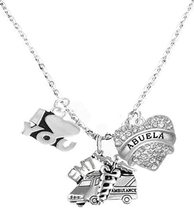 EMT, Abuela Adjustable Necklace, Hypoallergenic, Safe-Nickel, Lead, Cadmium Free