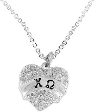 Chi Omega Adjustable Hypoallergenic Safe Necklace Nickel, Lead, Cadmium Free