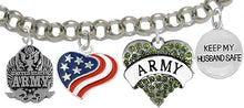 Army, Keep My Husband Safe, Adjustable Hypoallergenic, Safe-Nickel, Lead, Cadmium Free