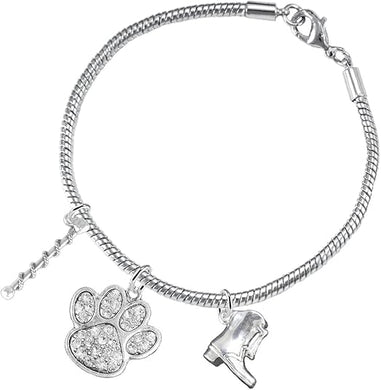 The, Majorette Jewelry Paw Crystal Hypoallergenic Adjustable, Safe-Nickel, Lead Free