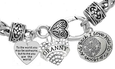 Mother's Day Jewelry, Mom, Jewelry, Grandma Jewelry Granny Bracelet, Hypoallergenic, Safe-Nickel, Lead, Free