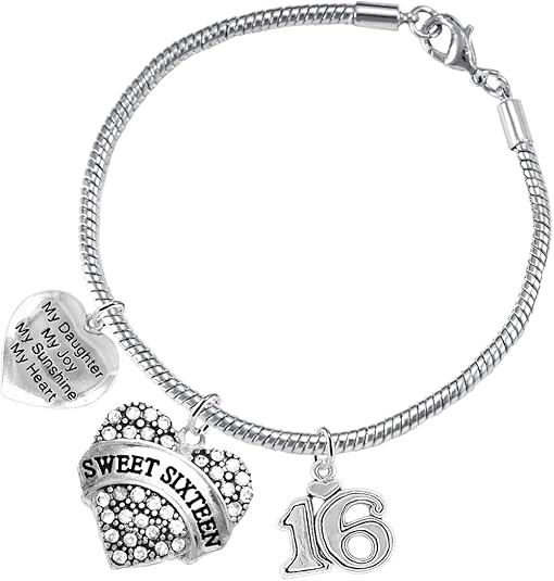 The Perfect Gift Sweet Sixteen Hypoallergenic My Daughter, My Joy, My Sunshine Nickel, Lead, Free