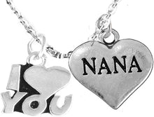 Nana I Love You Adjustable Curb Chain Necklace, Hypoallergenic, Safe-Nickel, Lead, Cadmium Free