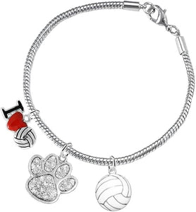 Crystal Paw Volleyball, Adjustable, Safe-Hypoallergenic, Nickel, Lead and Cadmium Free