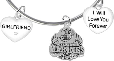 Girlfriend, I Will Love You Forever, Marine Hypoallergenic, Safe-Nickel Free, No Poisonous Lead Or Cadmium