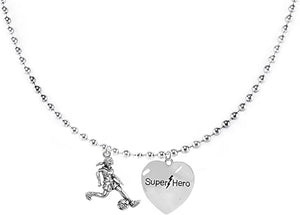 My Daughter, Super Hero, " Soccer Player Jewelry" Adjustable Necklace Hypoallergenic, Safe-Nickel, Lead Free