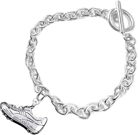 The, Soccer Shoe Jewelry Bracelet Hypoallergenic, Safe-Nickel, Lead Free