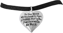 Army Wife, My Husband is My World, Hypoallergenic, Safe-Nickel, Lead, Cadmium Free