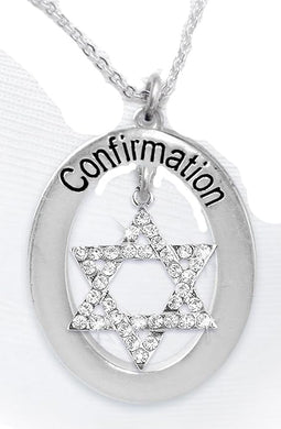 The Perfect Gift Jewish Confirmation Hypoallergenic Necklace, Safe-Nickel, Lead & Cadmium Free!