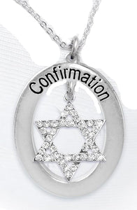 The Perfect Gift Jewish Confirmation Hypoallergenic Necklace, Safe-Nickel, Lead & Cadmium Free!