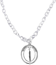 Band Flute Player Hypoallergenic Adjustable Necklace, Safe-Nickel, Lead Free
