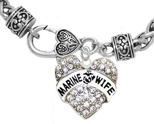 The Marine Wife Hypoallergenic Bracelet, Safe-Nickel, Lead, Cadmium Free