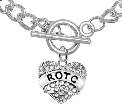 ROTC, Toggle Chain Bracelet, Hypoallergenic Safe-Nickel, Lead And Cadmium Free