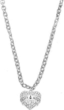 Crystal Navy Mom Necklace, STERLING SILVER Solid .925 Sterling, Not Plated Or Coated Chain, Hypoallergenic-Safe Nickel, Lead, And Cadmium Free Charm