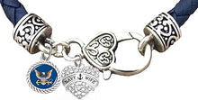 Navy Wife Bracelet, Navy Bracelet, US Navy Bracelet, Navy Jewelry, Hypoallergenic-Safe, No Nickel, Lead, Or Poisonous Cadmium In Bracelet