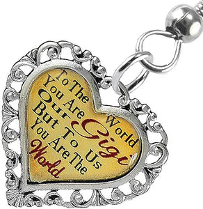 Gigi Heart Charm Fishhook Earring Hypoallergenic, Safe-Nickel, Lead & Cadmium Free!