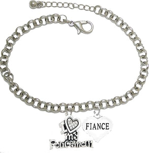 Policeman's, I Love My Policeman, Fiancé, Hypoallergenic, Safe-Nickel, Lead, Free