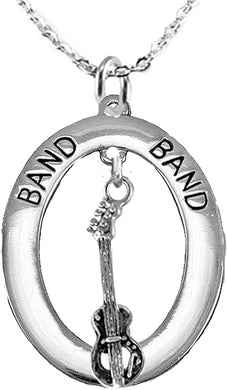 Electric Bass Guitar, Hypoallergenic Adjustable Necklace, Safe-Nickel, Lead And Cadmium Free