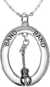 Electric Bass Guitar, Hypoallergenic Adjustable Necklace, Safe-Nickel, Lead And Cadmium Free