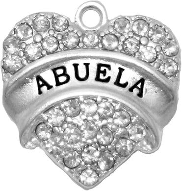 Crystal Abuela Charm, Nickel, Lead, Cadmium Free