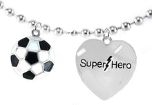 Soccer, Super Hero, " Soccer Player Jewelry" Adjustable Necklace Hypoallergenic, Safe-Nickel, Lead Free
