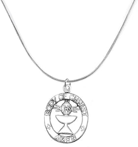 Communion My First Holy Communion Necklace, Safe-Nickel, Lead & Cadmium Free!