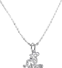 Air Force, I Love My Airman, Adjustable Necklace Hypoallergenic, Safe-Nickel, Lead, Cadmium Free