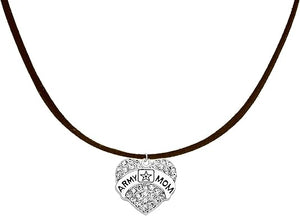 The Army Mom Hypoallergenic Adjustable Necklace, Safe-Nickel, Lead, Cadmium Free