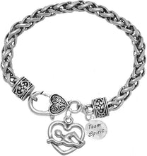 I Love Swimming Bracelet, Hypoallergenic, Safe-Nickel Free, No Poisonous Lead Or Cadmium