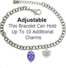 Policeman's, My Daughter, My Joy, My Sunshine, My Heart, Adjustable Bracelet, Hypoallergenic, Safe-Nickel Free, No Poisonous Lead Or Cadmium.