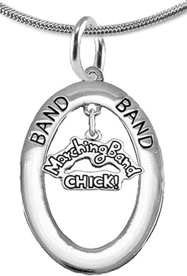 Marching Band Chick, Hypoallergenic Adjustable Necklace, Safe-Nickel, Lead and Cadmium Free