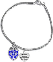 Policeman's, My Wife, My Joy, My Sunshine, My Heart, Hypoallergenic, Safe-Nickel Free, No Poisonous Lead Or Cadmium.