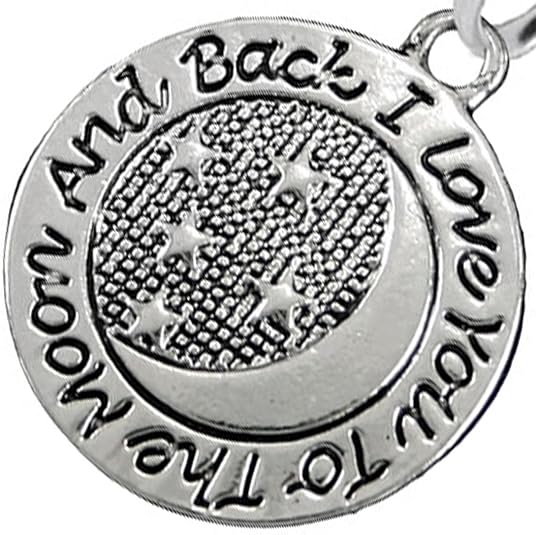 I Love You To The Moon And Back Fishhook Earring Hypoallergenic-Safe, Nickel, Lead & Cadmium Free
